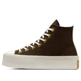 Кроссовки chuck taylor all star modern corduroy lift platform 'fresh brew' Converse, коричневый a07203c | brown/white/gold