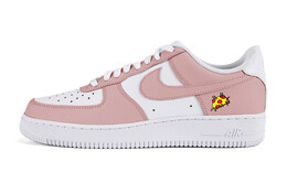 Кроссовки Nike Air Force 1 Skateboarding Shoes Women's Low-top Red/white, розовый dd8959-100(team5-女款小补丁) | pink