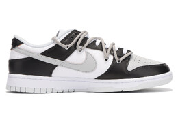 Кроссовки Nike Dunk Skateboarding Shoes Unisex Low-top Gray, серый hf0730-160(team拾伍-通用黑白椰子sbox) | gray