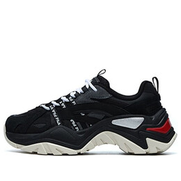 Кроссовки heritage-fht low chunky sneakers gs black Fila, черный f12w124164fbg | black/gray