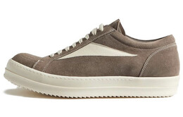 Кроссовки замшевые Rick Owens с нашивками, коричневый rp01c5888lvslpo-3411