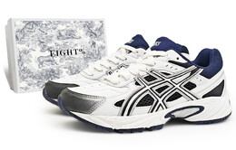 Кроссовки Gel-170 унисекс с низким верхом белый/темно-синий/черный Asics 1023a054-100(team131-摊涂 s) | black/white/blue