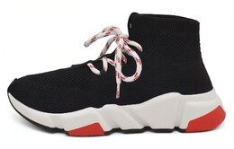 Кроссовки женские Balenciaga Speed Lace Up, черный 525723w07u01000