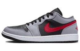 1 Low Cement Fire Red Women's, кроссовки женские Jordan, серый/красный fz4183-002 | gray red