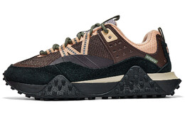Кроссовки женские с низким верхом оранжевого цвета Kappa k0e85mm07-6536 | dark brown / sunset orange / black