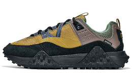 Кроссовки унисекс с низким верхом черного цвета Kappa k0ez5mm07-2354 | glass yellow / black / deep moss green