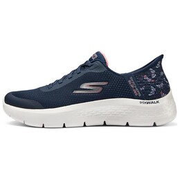 Кроссовки Skechers Go Walk Flex Lifestyle Shoes Women's Low-top Navy Blue/pink, темно-синий/розовый 124823-nvpk | navy blue/pink