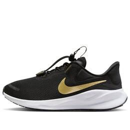 Кроссовки revolution 7 easyon 'black gold' Nike, черный fn7999-002 | black/white/dark smoke grey/metallic gold