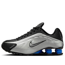 Кроссовки shox r4 'metallic silver black racer blue' Nike, серебряный ar3565-006 | metallic silver/black/racer blue