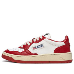 Кроссовки medalist low leather 'red white' Autry, белый aulw-wb02 | white/red