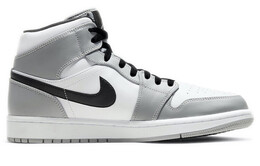Кроссовки Air Jordan 1 Vintage Basketball Shoes Men High-top Grey/white, серый 554724-092(team10-烽火硝烟) | gray