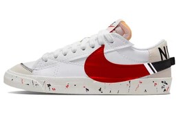 Женские кроссовки для скейтбординга Nike Blazer, White dq1470-101(team56-流体泼墨) | white