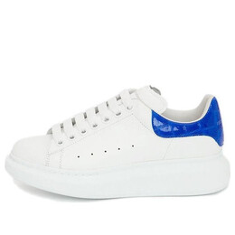 Кроссовки oversized sneaker 'white ultramarine' Alexander McQueen, белый 553770wiaf89407 | white/ultramarine