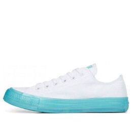 Кроссовки chuck taylor all star low 'white bleached aqua' Converse, белый 560646c | white/blue