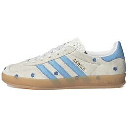Кроссовки Adidas GAZELLE Indoor Floral 'White Blue', серый if4491 | gray