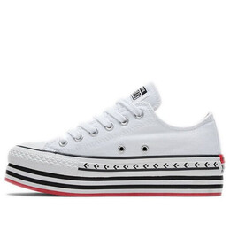 Кроссовки chuck taylor all star platform layer low 'logo play - white' Converse, белый 566762c | white