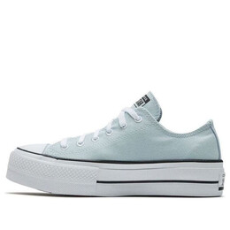 Кроссовки taylor all star lift renew canvas thick sole light blue sneakers 'blue white' Converse, синий 566230c | blue/white