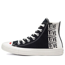 Кроссовки chuck taylor all star high 'love fearlessly' Converse, черный 567309f | black
