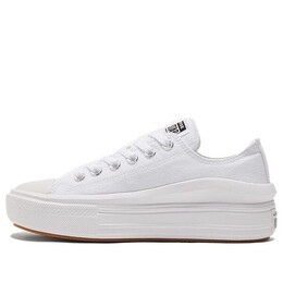 Кроссовки chuck taylor all star move low 'white' Converse, белый 570257c | white