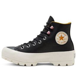 Кроссовки chuck taylor all star lugged winter high gtx 'black saffron yellow' Converse, черный 568763c | black/white
