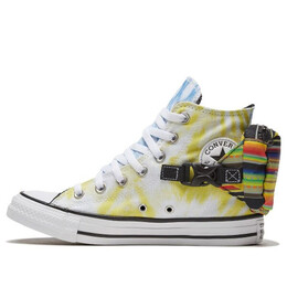 Кроссовки chuck taylor all star high 'buckle up - rainbow tie-dye' Converse, мультиколор 568264c | multi-color