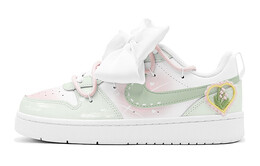 Женские кроссовки для скейтбординга Nike Court Borough Low, Acid Yellow bq5448-100(teams2-春日郁金香s-box) | acid yellow