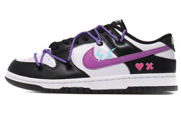 Кроссовки Nike Dunk Skateboard Shoes Women's Low-Top Black White cw1590-100(team10-爱与恨） | black