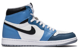 Баскетбольные кроссовки Air 1 Vintage Unisex High-top White Jordan 555088-037(team22-男女款cny玄武白蓝) | dodger blue
