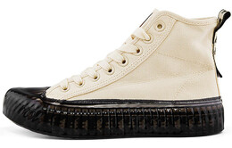 Кеды Kappa Canvas Shoes Unisex High-Top White Black k0aw5vs15-024a