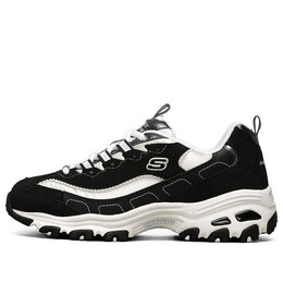 Кроссовки d lites 1.0 low chunky shoes black Skechers, черный 149463-bkw | black/white