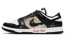 Кроссовки Nike Dunk Skateboard Shoes Women's Low-Top White Black cw1590-100(team10-圣诞糖) | black
