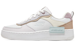 Кроссовки Skechers Sport Court 92 Skateboarding Shoes Women's Low-top White/yellow/pink, белый 185032-wmlt | white/candy