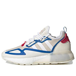 Кроссовки оригинал zx 2k boost Adidas, белый fz0220 | white/blue/red