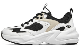 Кроссовки Skechers Lifestyle Shoes Women's Low-top White/black/meter, белый 117365-bkw | white black rice