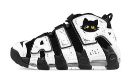 Кроссовки Nike Air More Uptempo Vintage Basketball Shoes Women's Mid-Top White dq6200-001(team76-gs黑猫lili)
