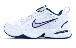Кроссовки Air Monarch 4 Chunky унисекс с низким верхом белого/синего/розового цвета Nike, синий/белый/розовый 415445-102(team456-简约小猫) | blue/white pink
