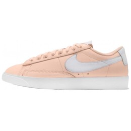 Кроссовки для скейтбординга Blazer женские с низким верхом Chalk White Nike aa3961-800 | pink/white