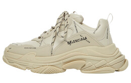 Кроссовки Balenciaga All Over Logo Triple S Beige Women's 524039w2fa19710