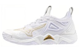 Mizuno Кроссовки унисекс, White/Gold v1ga231245 | white/gold