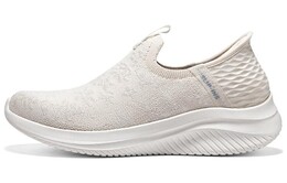 Кроссовки Ultra Flex 3.0 Lifestyle женские с низким верхом серо-белого цвета Skechers 149590-ofwt