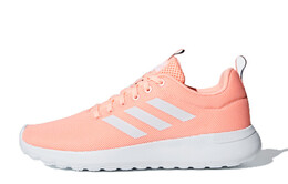 Кроссовки Lite Racer Lifestyle женские с низким верхом розового/белого цвета Adidas Neo bb6893