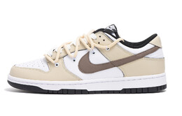 Кроссовки Nike Dunk Low, бежевый/белый cw1590-100