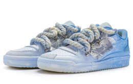 Кроссовки Adidas FORUM Skateboard Shoes Unisex Low-Top White gw6347(team80-男女海岸线白蓝)