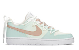 Кроссовки Nike Court Borough Series Skateboard Shoes Women's Low-Top Blue Pink bq5448-100(teama-樱桃汽水)