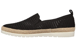 Кроссовки Lifestyle женские с низким верхом, черные/коричневые/белые Skechers 113245-blk
