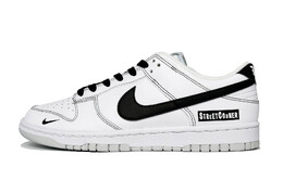 Кроссовки Nike Dunk Skateboard Shoes Unisex Low-Top Black dv0831-101（team146-街头缝线） | black/white