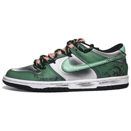 Кроссовки Nike Dunk Skateboard Shoes Unisex Low-Top Black dd1391-100(team240-丛林探险） | green