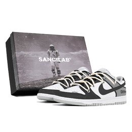 Кроссовки Nike Dunk Skateboard Shoes Unisex Low-Top Black dd1391-103(team210-星辉s-box) | white gray
