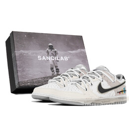 Кроссовки Nike Dunk Skateboard Shoes Unisex Low-Top Black dd1391-103(team210-甜酷玩偶 s-box) | white