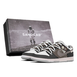 Кроссовки Nike Dunk Skateboard Shoes Unisex Low-Top Black dd1391-103(team210-银河预报 s-box) | white